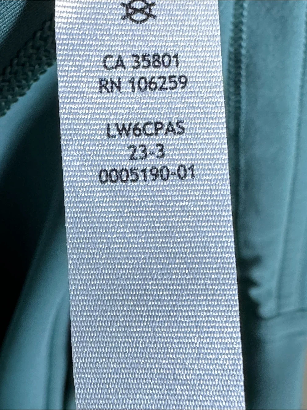 Lululemon Wunder Train Mesh Panel High-Rise Crop 21 Medium Forest W6CPAS Mesh 10 - Picture 13 of 14